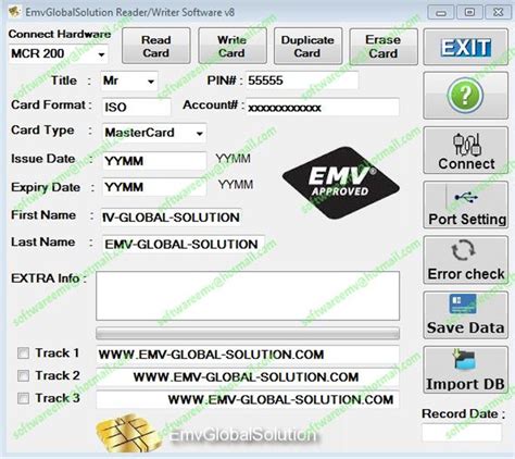 emv chip writer software free